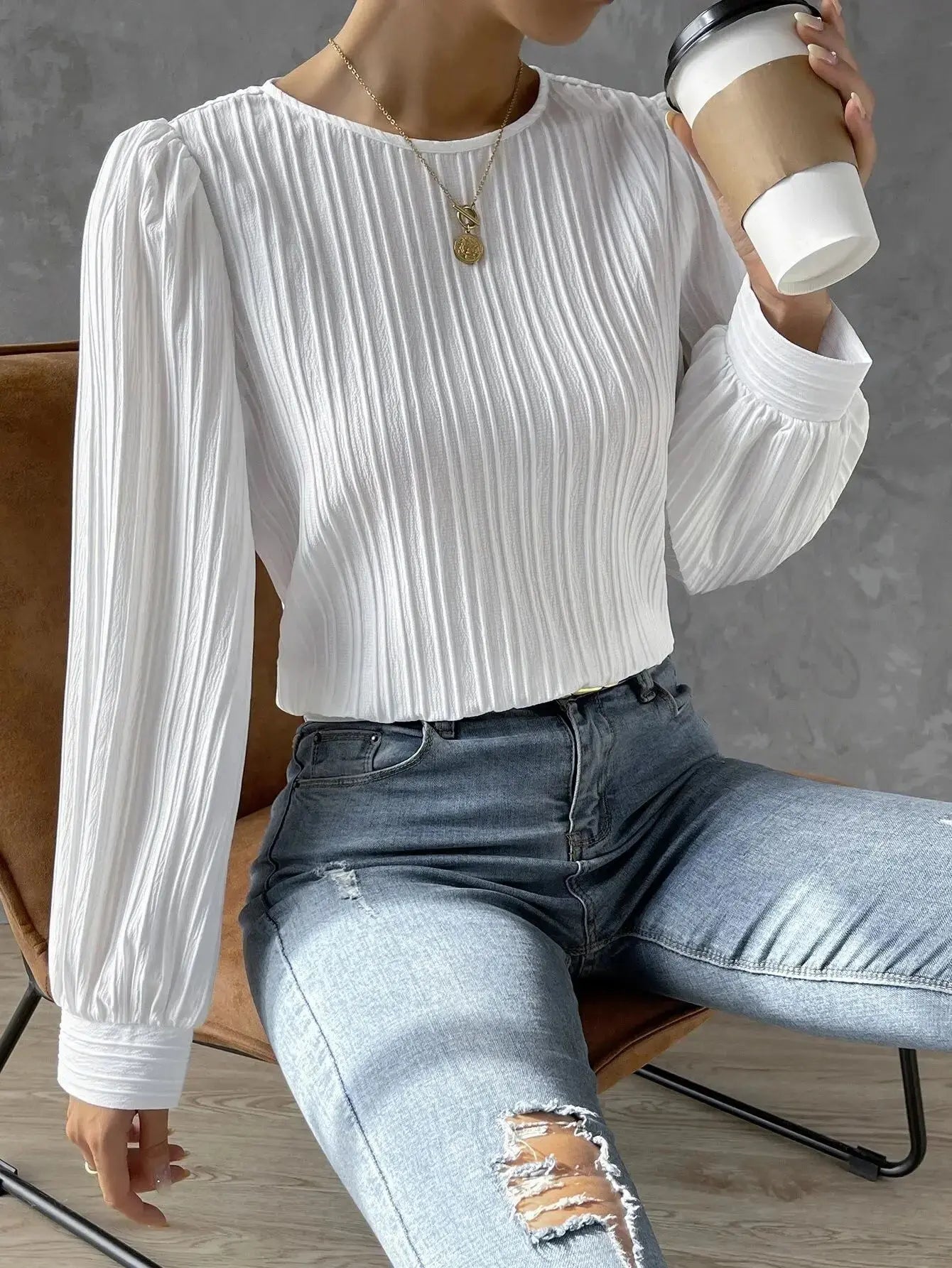 emma | timeless elegant blouse