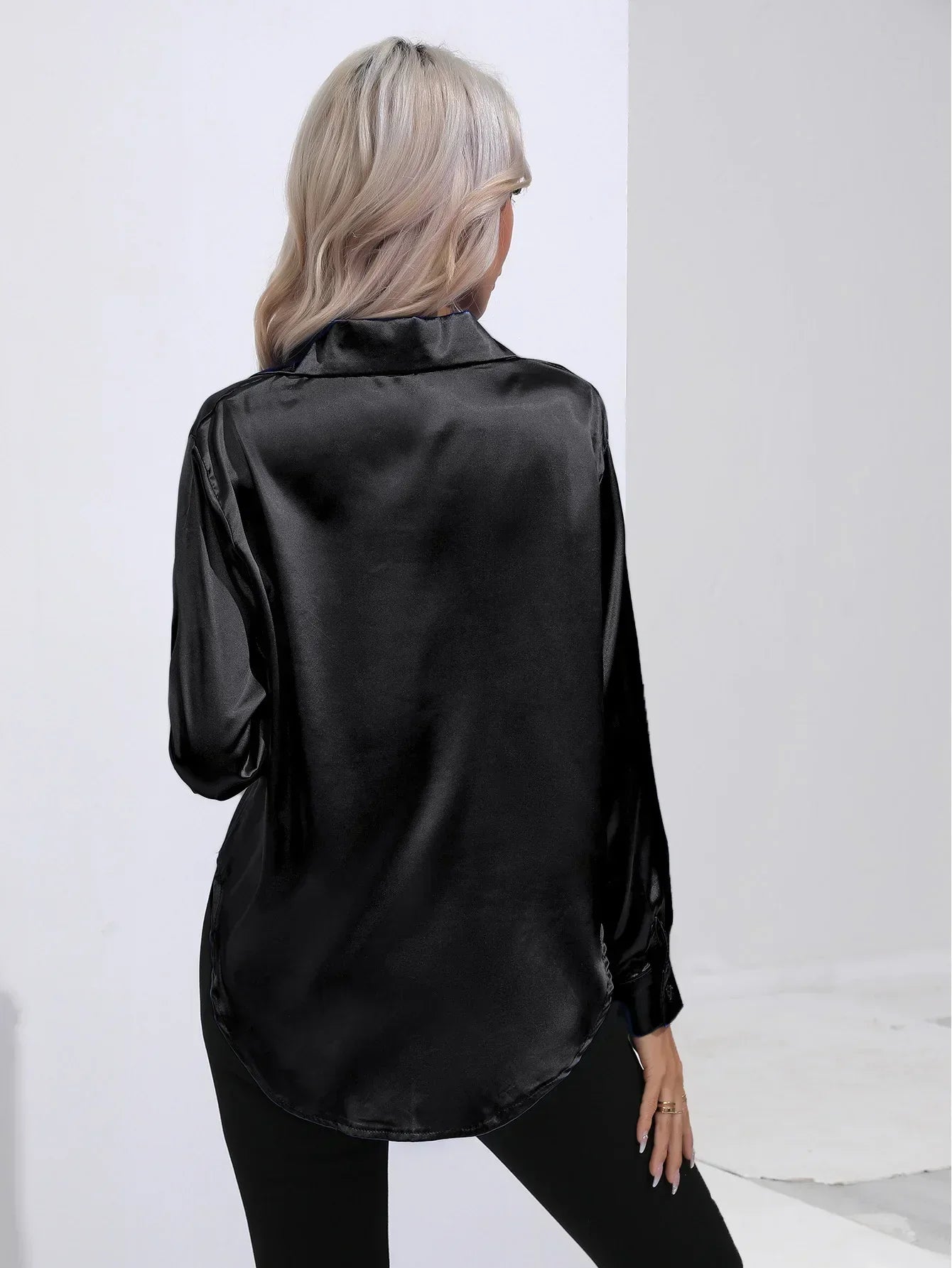 Annie | Elegant Satin Blouse for Refined Workwear