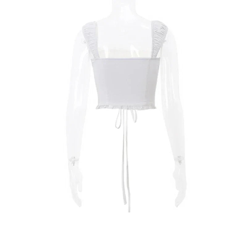 gwendalyne | romantic lace corset top