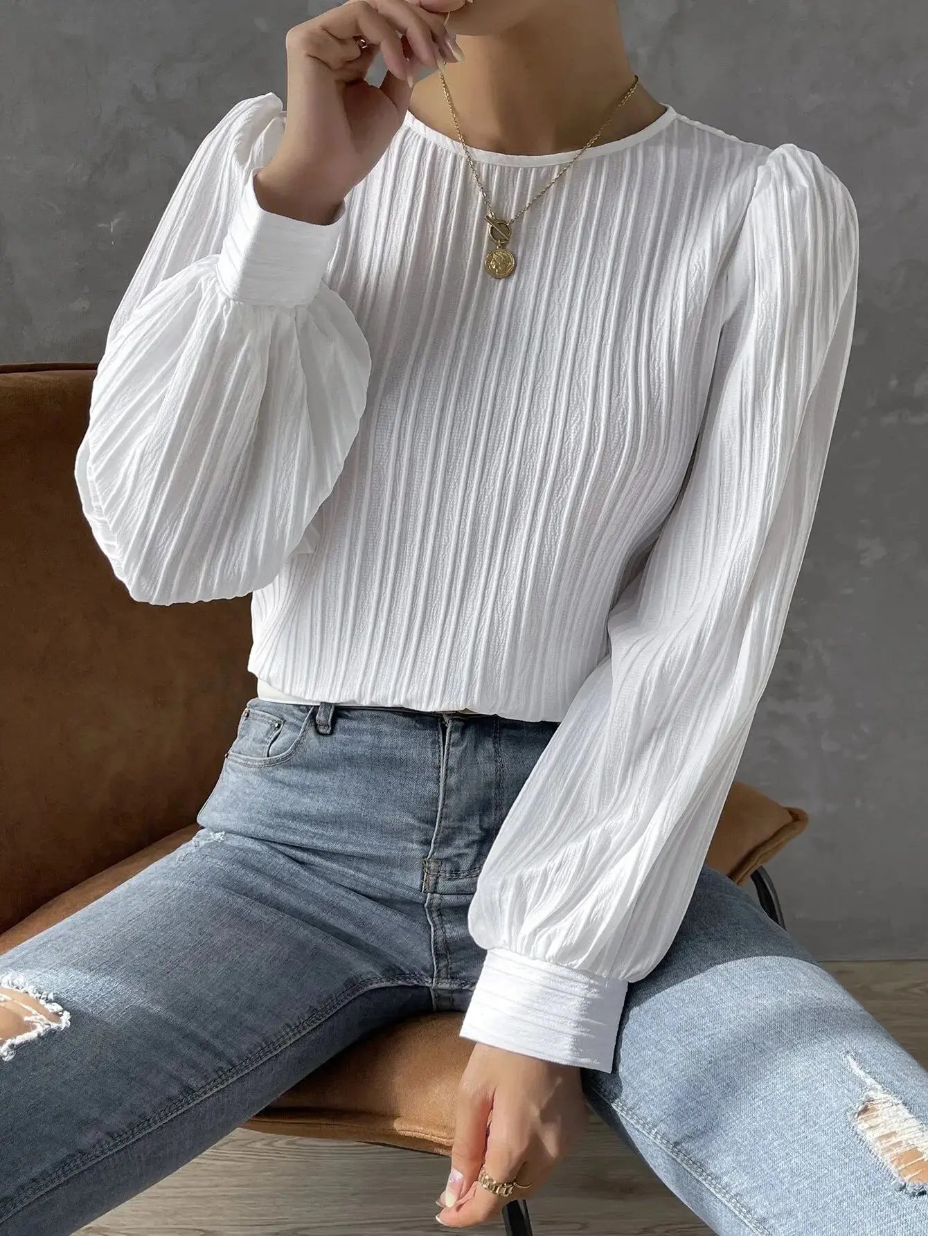 emma | timeless elegant blouse