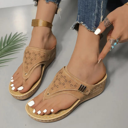 daisy | platform cut-out sandals
