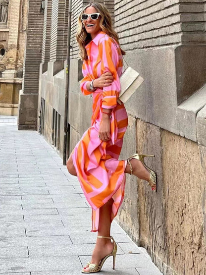 Elodie | Printed Wrap Maxi Dress