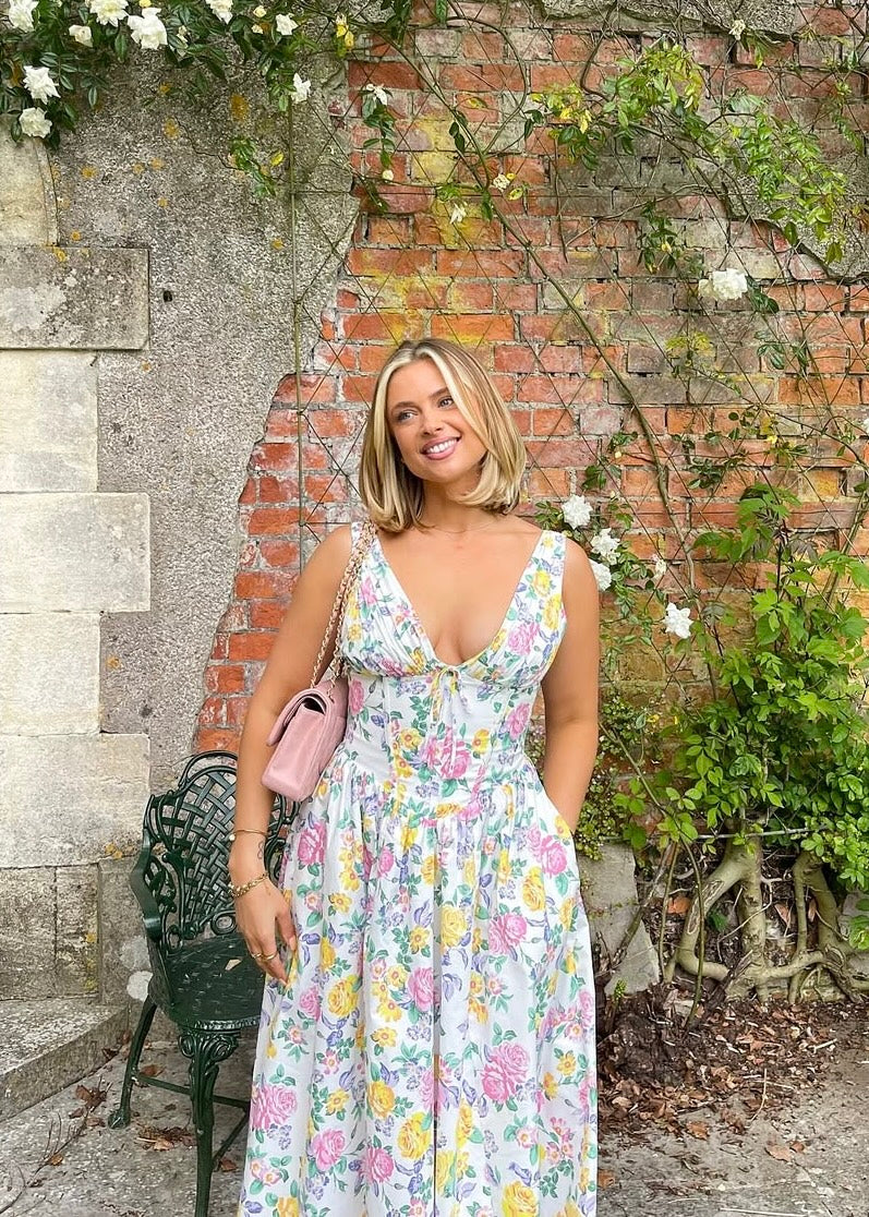 daisy | floral summer midi dress