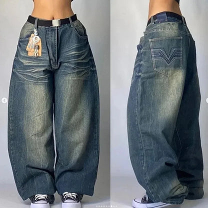 daisy | baggy cargo jeans in light wash