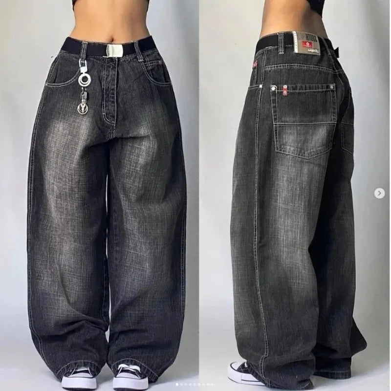 daisy | baggy cargo jeans in light wash