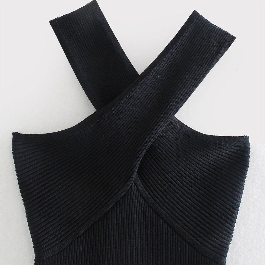 geralie | elegant crossover wrap top