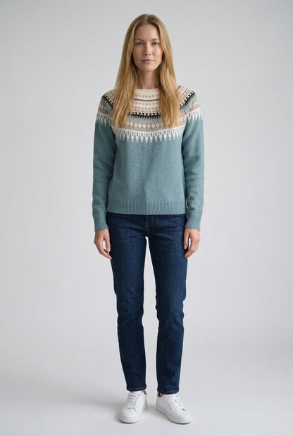 Women's All-Season Knit Sweater with Flattering Fit