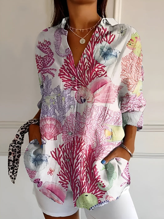 Women's Blouse with Fluid Design for Everyday Wear
