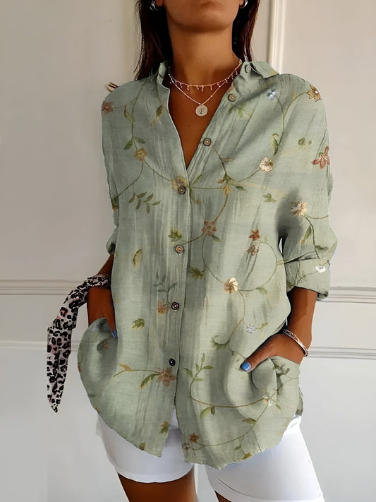 Women's Blouse with Fluid Design for Everyday Wear