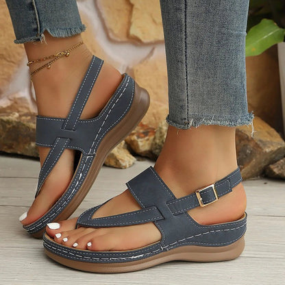 Women's Comfort Sandals with Thick Shock-Absorbing Base