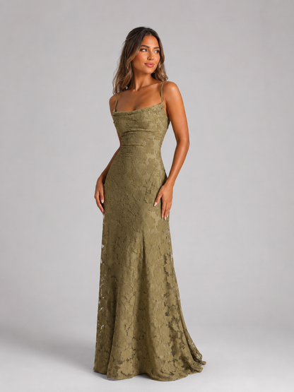 Women's Floral Maxi Dress with Sculpted Bodice