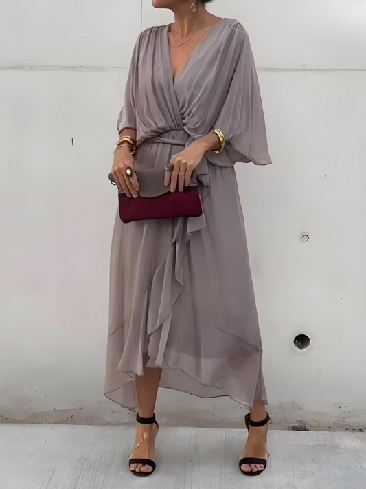 Women's Flowy Maxi Dress for Summer Occasions with Lightweight Fabric