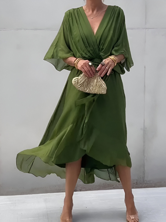 Women's Flowy Maxi Dress for Summer Occasions with Lightweight Fabric