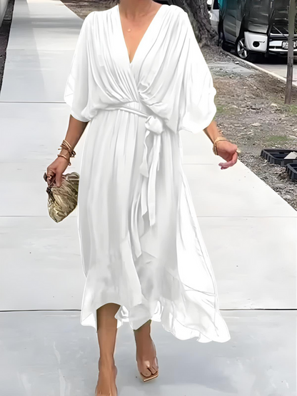 Women's Flowy Maxi Dress for Summer Occasions with Lightweight Fabric
