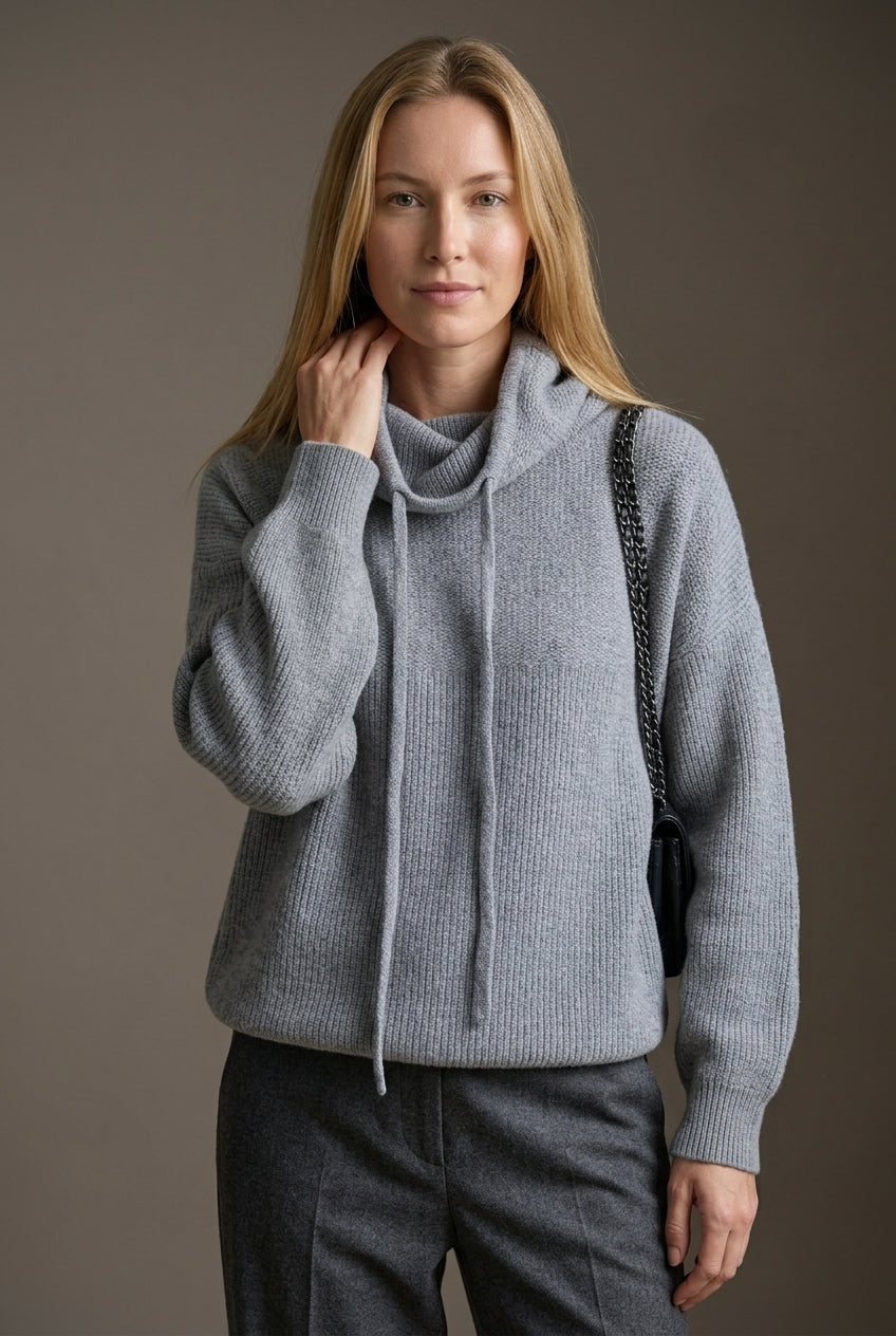 Women's Hoodie with Relaxed Fit and Hooded Design