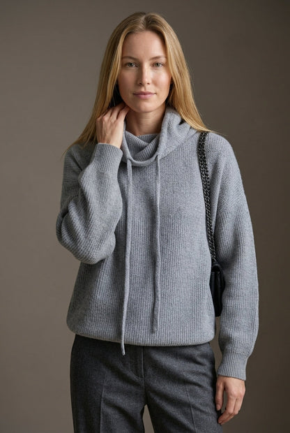 Women's Hoodie with Relaxed Fit and Hooded Design