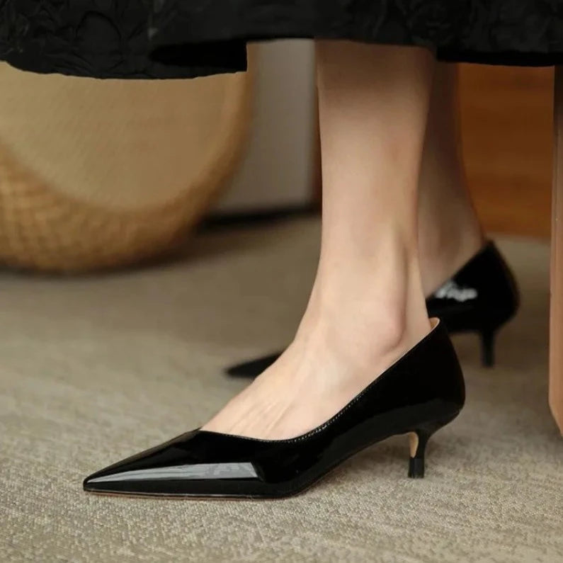 Women's Kitten Heels with Pointed Toe
