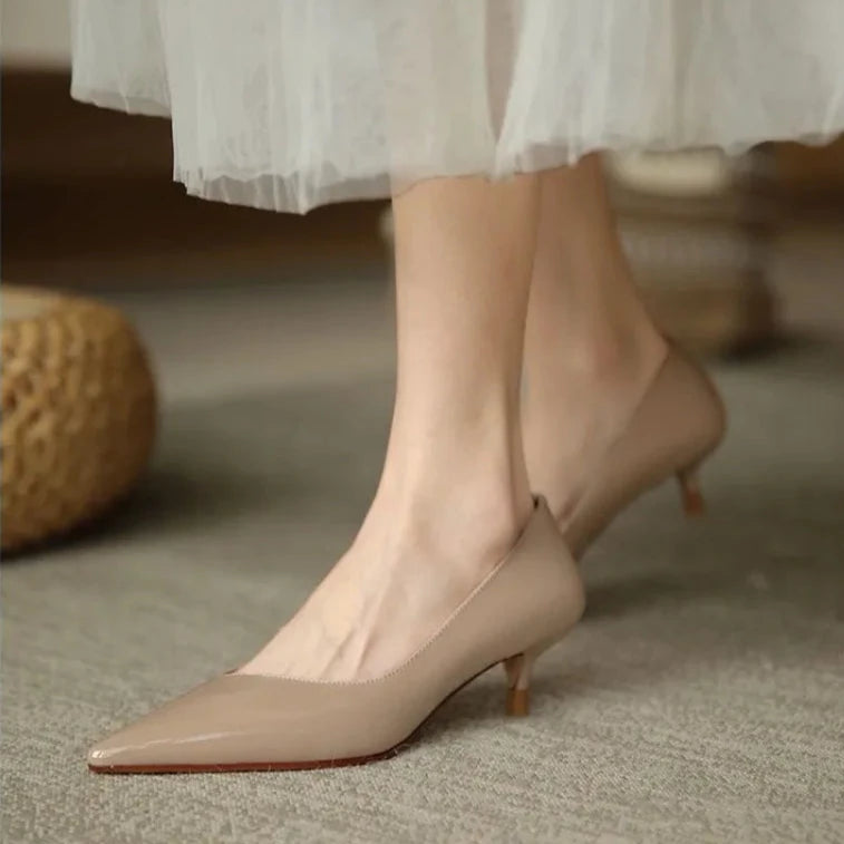 Women's Kitten Heels with Pointed Toe