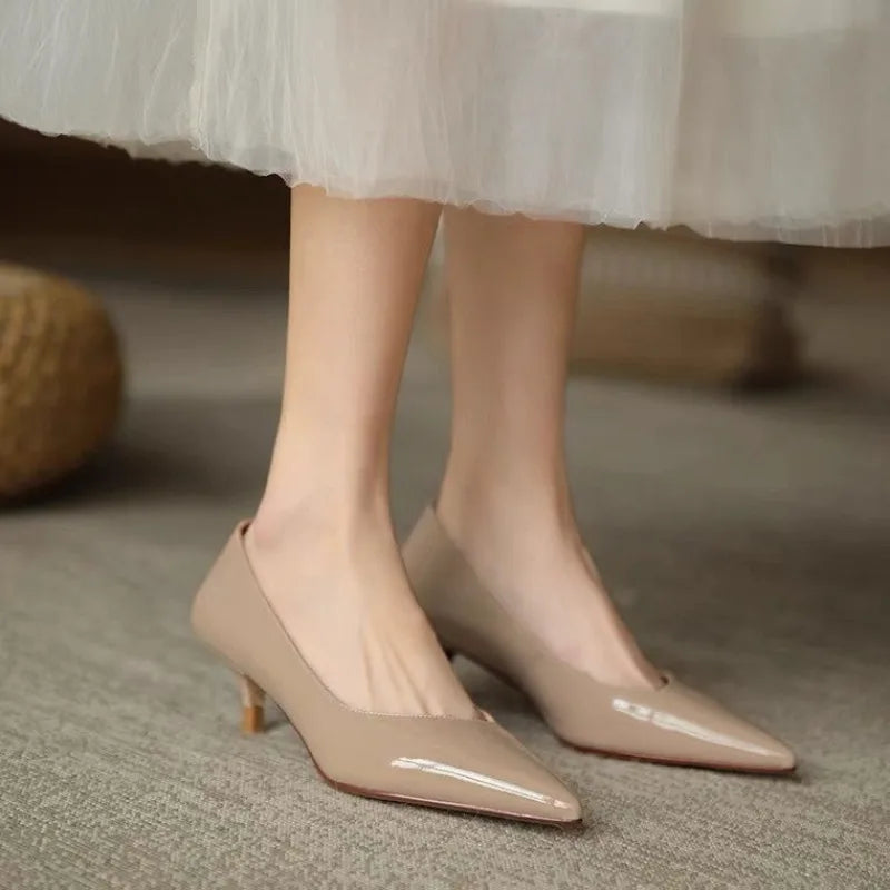Women's Kitten Heels with Pointed Toe