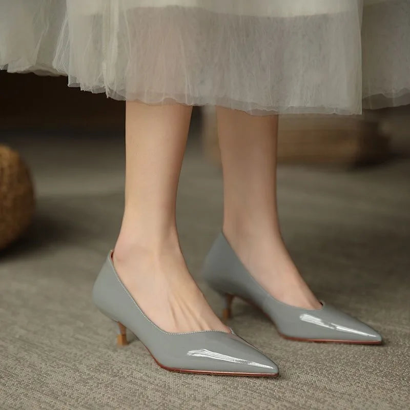 Women's Kitten Heels with Pointed Toe