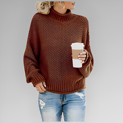 Women's Knitted Winter Sweater with Stylish Design