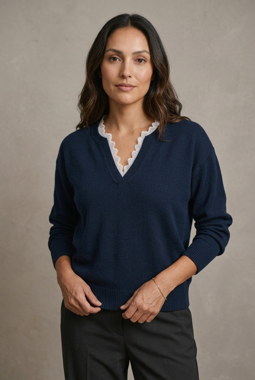 Women's Lace Top with Flattering Silhouette