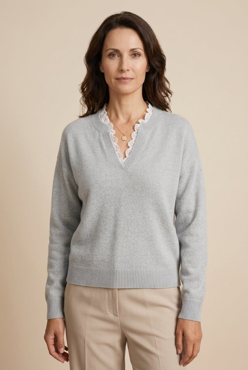 Women's Lace Top with Flattering Silhouette