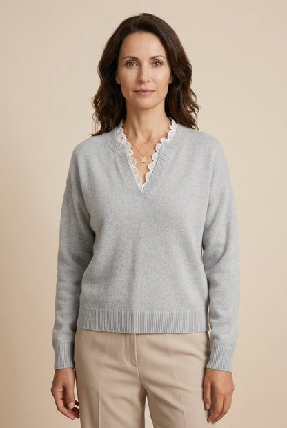 Women's Lace Top with Flattering Silhouette