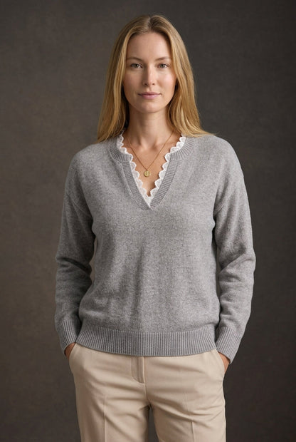 Women's Lace Top with Flattering Silhouette