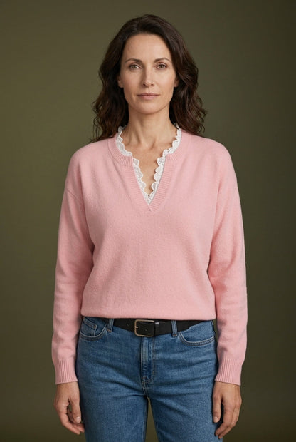 Women's Lace Top with Flattering Silhouette