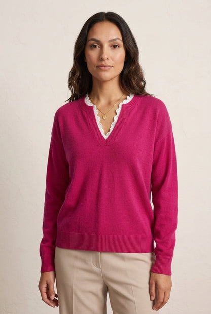 Women's Lace Top with Flattering Silhouette