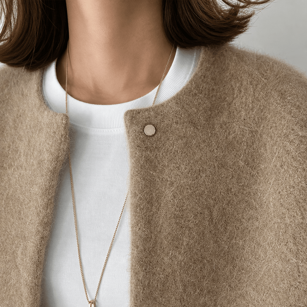 Women's Long Cardigan in Soft Knit with Button Front - Cosy Layering