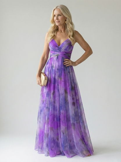 Women's Maxi Dress with Flattering Wrap Design