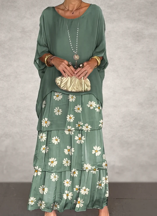 Women's Maxi Dress with Flowing Cut for Elegant Occasions