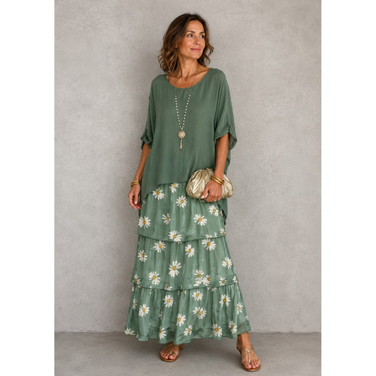 Women's Maxi Dress with Flowing Cut for Elegant Occasions