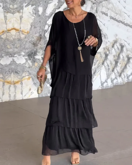 Women's Maxi Dress with Flowing Cut for Elegant Occasions