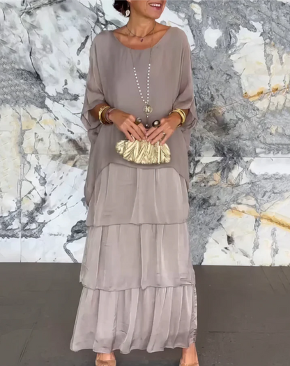 Women's Maxi Dress with Flowing Cut for Elegant Occasions