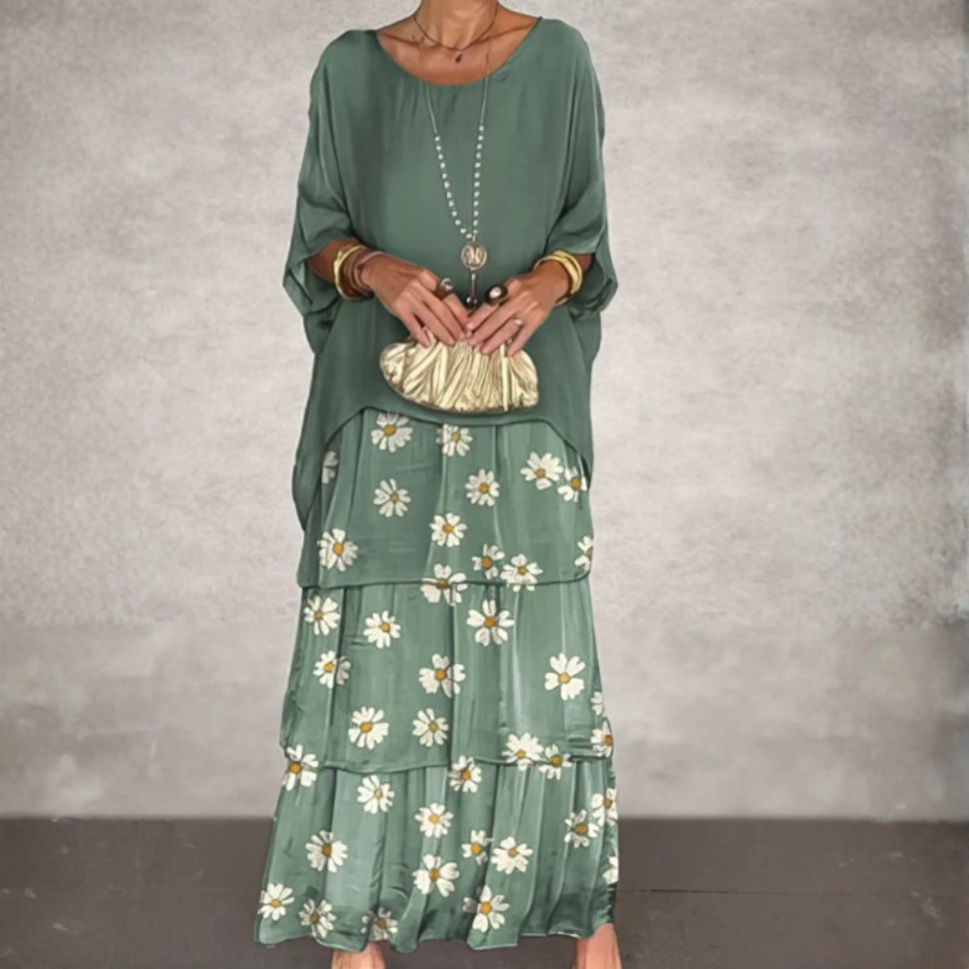 Women's Maxi Dress with Flowing Cut for Elegant Occasions