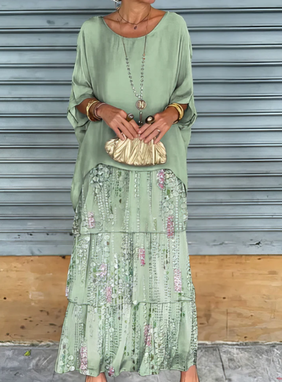 Women's Maxi Dress with Flowing Cut for Elegant Occasions