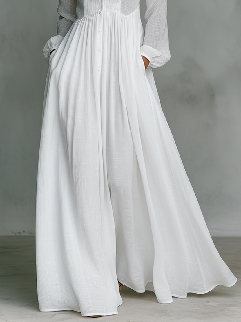 Women's Maxi Dress with Flowy Design and Elegant Silhouette