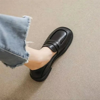 Women's Platform Loafers with Slip-On Style