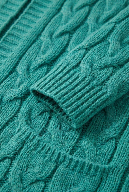 Women's Plus Size Hooded Cardigan in Soft Knit for Cosy Comfort