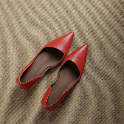 Women's Pointed Toe Heels with Kitten Heel
