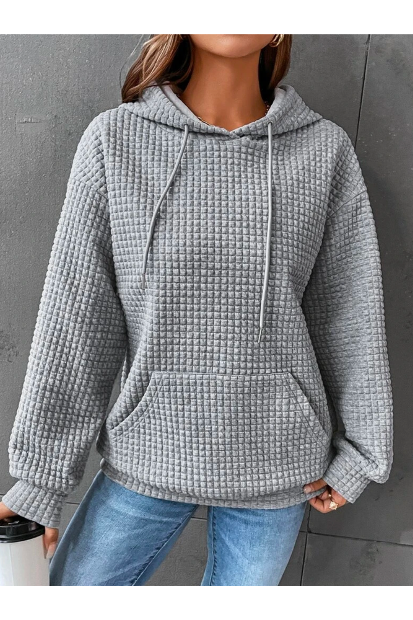 Women's Pullover Hoodie with Relaxed Fit for Everyday Wear