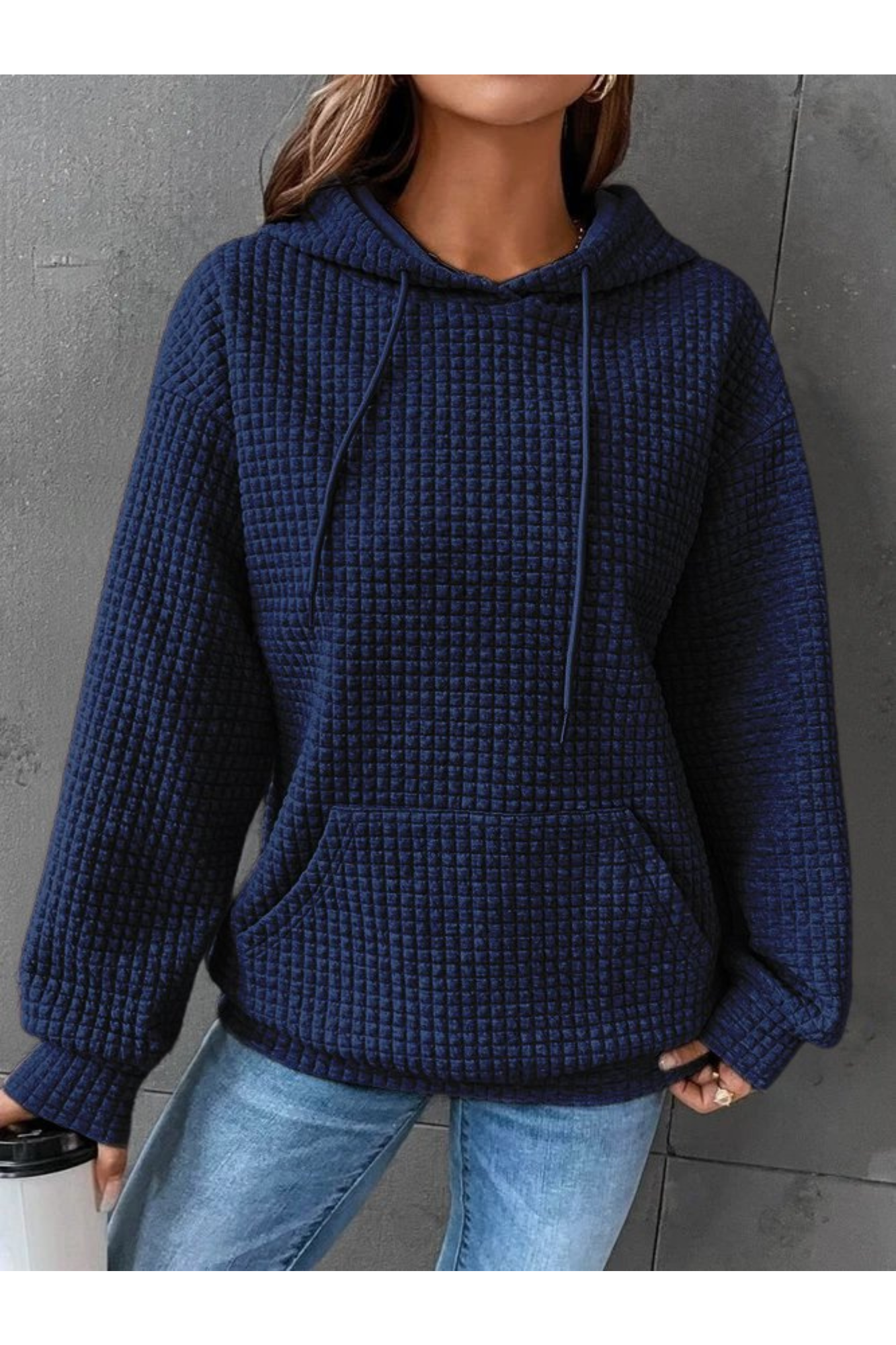 Women's Pullover Hoodie with Relaxed Fit for Everyday Wear
