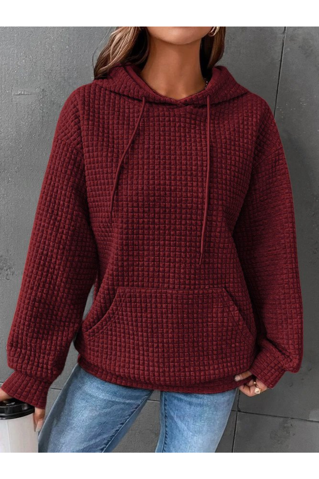 Women's Pullover Hoodie with Relaxed Fit for Everyday Wear