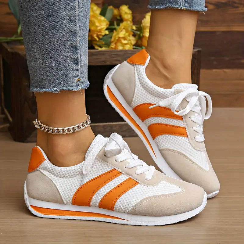 Women's Retro Walking Shoes with Breathable Mesh