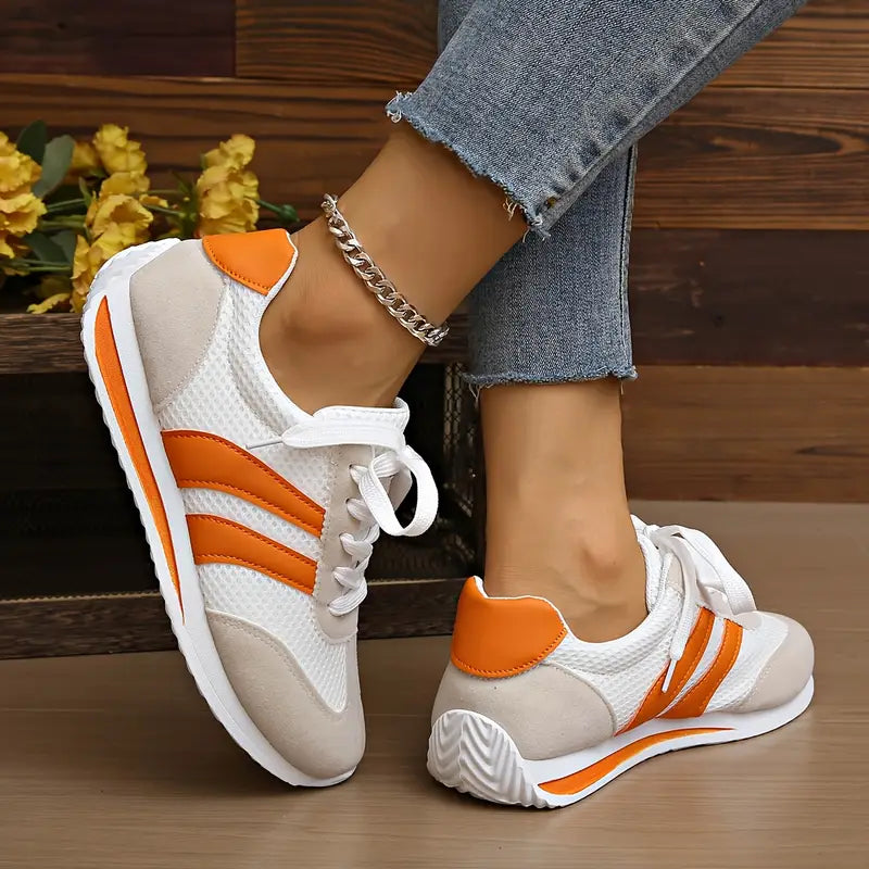Women's Retro Walking Shoes with Breathable Mesh