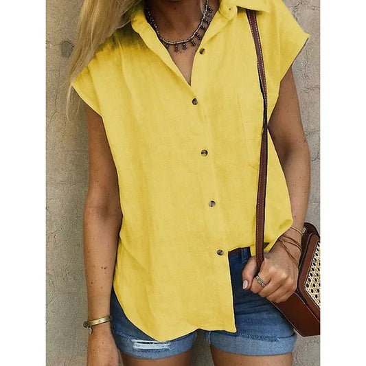 Women's Sleeveless Shirt with Lightweight Design