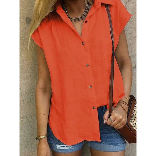 Women's Sleeveless Shirt with Lightweight Design